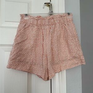 Abercrombie & Fitch Linen Blend Pull On Shorts